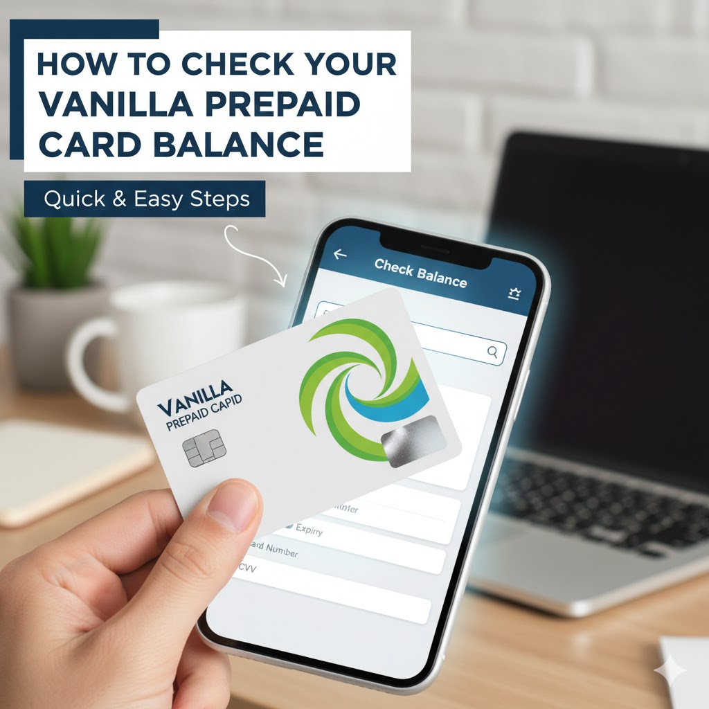 Check Vanilla prepaid balance